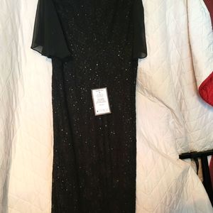 Connected black w/silver sparkles size 20W